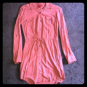 Guess button up dress